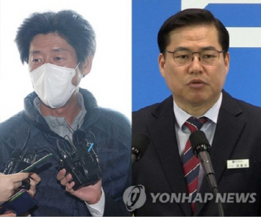 남욱(왼쪽) 변호사와 유동규 전 성남도개공 기획본부장. 연합뉴스